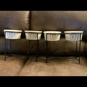Rae Dunn Pet Feeder Station (have 2 available)